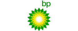 The BP logo featuring a green and yellow sunburst pattern with the letters 'bp' above it, representing the British multinational energy company.