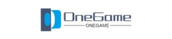 Logo of OneGame, featuring stylized text and a blue abstract icon on a white background.