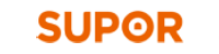The image shows the word 'SUPOR' in bold orange letters, which appears to be a stylized logo on a transparent background.