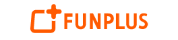 The logo of FunPlus, featuring an orange graphic and the company name in bold orange letters.
