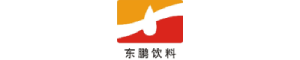 Logo of Dongying Feed, featuring an abstract design with orange, red, and white colors and Chinese characters at the bottom.