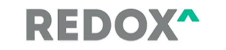 The Redox company logo featuring the word 'REDOX' in gray letters with a stylized green upward arrow above the letter X.