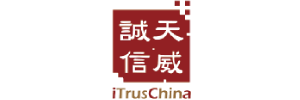 Logo for iTrusChina SSL certification, featuring Chinese characters and the text 'iTrusChina' in a red square design.