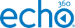 Echo360 blue logo on a transparent background
