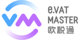 QVAT Master 欧慧通 logo featuring a stylized 'VM' symbol in blue and purple colors with accompanying Chinese and English text.