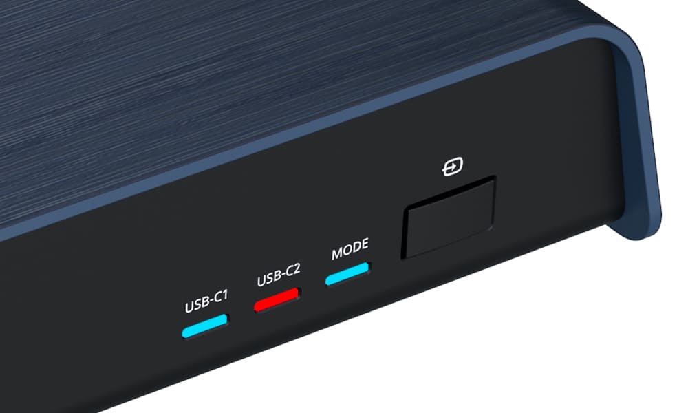 LED red: USB-C connection error detected
