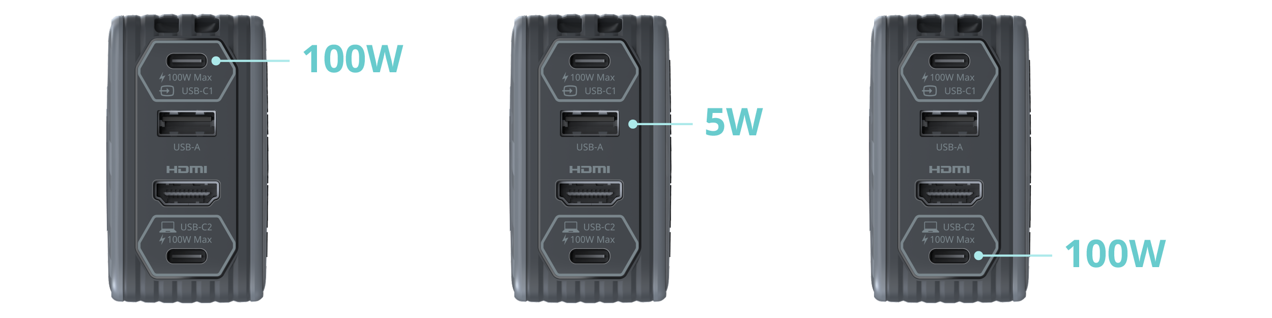 Single-port charging